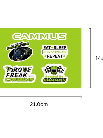 New Arrival CAMMUS Racing Waterproof Laser Design Stickers