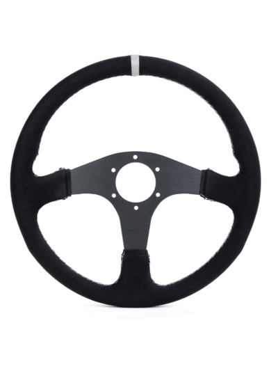 CAMMUS 345mm Universal Round Suede Steering Wheel Replacement Part